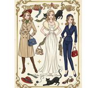 Vintage Pin-Up Dolls: A Vintage Pin-Up Inspired Coloring Journey Featuring 1950s Glamour, Classic Outfits, and Elegant Portraits for Teens and Adults