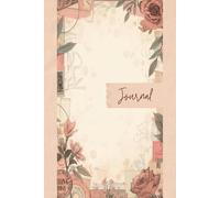 Vintage Pink Floral Junk Journal Pages - 6x9 Shabby Chic Scrapbooking Paper - 100 Decorative Writing Sheets with Roses, Antique Lace, Retro Stamps and Romantic Victorian Ephemera