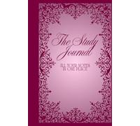 Vintage Pink Study Journal | Aesthetic Study Planner for Students to Track Courses, Grades, and Academic Goals | 6x9”, 150 Pages