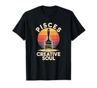Vintage Pisces Horoscope, Astrology and Zodiac Clothing Camiseta