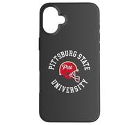 Vintage Pitt State Gorillas Football Retro Helmet Carcasa para iPhone 16 Plus