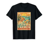 Vintage Playa del Carmen México Travel Souvenir City Gift Camiseta