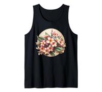 Vintage Plumeria Rosa Floral Tropical Bloom Verano Camiseta sin Mangas
