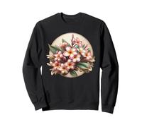 Vintage Plumeria Rosa Floral Tropical Bloom Verano Sudadera