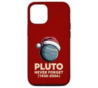 Vintage Pluto Never Forget Funny Retro Astronomía Navidad Carcasa para iPhone 12/12 Pro