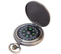 Vintage Pocket Compass, Compass portátil Exacto para Caminar para Acampar al Aire Libre.