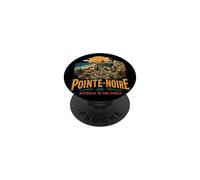Vintage Pointe-Noire Congo - Recuerdo de Viaje PopSockets PopGrip Adhesivo