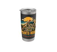 Vintage Pointe-Noire Congo - Recuerdo de viaje Vaso térmico de acero inoxidable de doble pared
