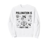 Vintage Polinización Biología Abeja Jardín Ciencia Humor Sudadera