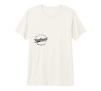 Vintage Portland Oregon City of Roses Retro USA Negro Camiseta Premium