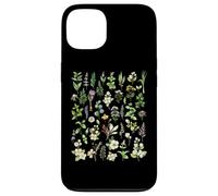 Vintage Pressed Flowers Blooming Floral Boho Wildflowers Carcasa para iPhone 13