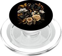 Vintage Pressed Flowers Butterflies Floral Boho Wildflowers PopSockets PopGrip para MagSafe