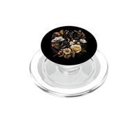 Vintage Pressed Flowers Butterflies Floral Boho Wildflowers PopSockets PopGrip para MagSafe
