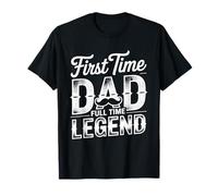 Vintage Primera Vez Papá Nuevo Papá Día del Padre Papá Hombres Camiseta