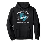 Vintage Primera Vez Papá Orgulloso Nuevo Daddy Es Un Niño Sudadera con Capucha
