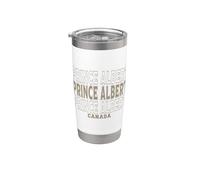 Vintage Prince Albert Canadá Vaso térmico de acero inoxidable de doble pared