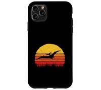 Vintage Pterodactyl Dinosaur Retro Sun Carcasa para iPhone 11 Pro MAX