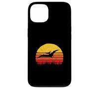 Vintage Pterodactyl Dinosaur Retro Sun Carcasa para iPhone 13