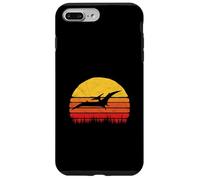 Vintage Pterodactyl Dinosaur Retro Sun Carcasa para iPhone 7 Plus/8 Plus