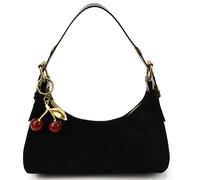 Vintage PU Leather Tote Bag Women Hobo Zipper Work Bag Faux Suede Tote Handbag Zipper Top-handle Bags Underarm Bags for Travel School College Work Shopping Daily Use