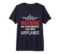 Vintage Puedo Hablar Espontáneamente DE Aviones Modelo Fly Camiseta Premium