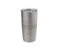 Vintage Puerto Escondido México Vaso térmico de acero inoxidable de doble pared