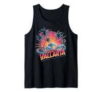 Vintage Puerto Vallarta Trip Holiday Vacay Familia Chicas Camiseta sin Mangas
