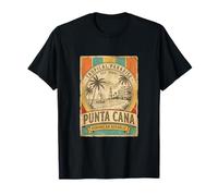 Vintage Punta Cana Travel Souvenir Landmark Turista Regalo Camiseta