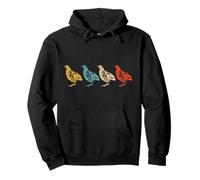 Vintage Quail Bird 60s 70s Codorniz Sudadera con Capucha