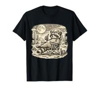 Vintage Raccoon Cowboy Desert Humor Desert Cowboy Camiseta