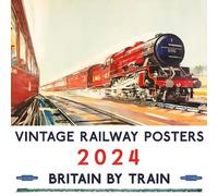 Vintage Railway Poster Art National Calendar 2024