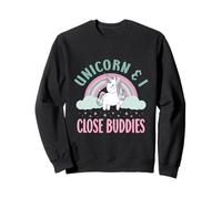 Vintage Rainbow Unicorn & I - Close Buddies Spirit Animal Sudadera