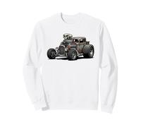 Vintage Rat Rod Hotrod Car Rusty Muscle Street Rod Diseño Sudadera