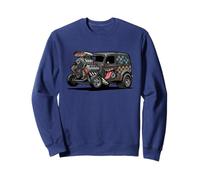 Vintage Rat Rod Hotrod Car Rusty Muscle Street Rod Diseño Sudadera