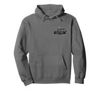 Vintage Rat Rod Hotrod Cars Rusty Muscle Street Rods Diseño Sudadera con Capucha