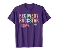 Vintage Recovery Rockstar Sobrio Libre de Drogas AA Sobriedad Enfermera Camiseta