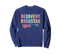 Vintage Recovery Rockstar Sobrio Libre de Drogas AA Sobriedad Enfermera Sudadera