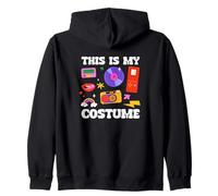 Vintage: Regreso a los 80, Retro, Este es mi Disfraz de los 80 Sudadera con Capucha