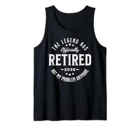 Vintage Retired 2026 Not My Problem Anymore Retirement 2026 Camiseta sin Mangas