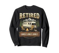Vintage Retired RV Camping Camper Fishing Outdoors Sudadera