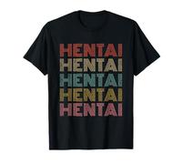 Vintage Retro 70s 80s Hentai Traje El manga Anime Hentai Camiseta