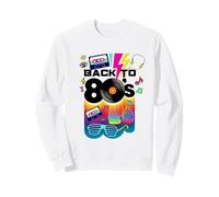 Vintage Retro Back To 80's Tees I Love 80's Graphic Design Sudadera