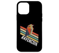 Vintage Retro Color Stripes Ravencoin Logo RVN Carcasa para iPhone 12 Mini