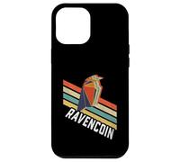 Vintage Retro Color Stripes Ravencoin Logo RVN Carcasa para iPhone 12 Pro MAX