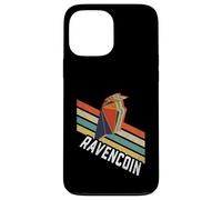 Vintage Retro Color Stripes Ravencoin Logo RVN Carcasa para iPhone 13 Pro MAX