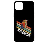 Vintage Retro Color Stripes Ravencoin Logo RVN Carcasa para iPhone 14 Plus