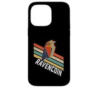 Vintage Retro Color Stripes Ravencoin Logo RVN Carcasa para iPhone 14 Pro MAX
