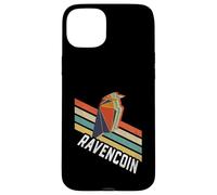 Vintage Retro Color Stripes Ravencoin Logo RVN Carcasa para iPhone 15 Plus