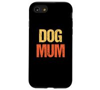 Vintage Retro Colores Texto Perro Mamá Carcasa para iPhone SE (2020) / 7 / 8