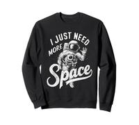 Vintage Retro Cool Astronaut Space Man Necesito más espacio Sudadera